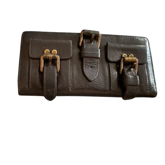 Mulberry Roxanne Wallet in Brown Leather, Authenticated Pre-owned Vintage - Picture 14 of 16